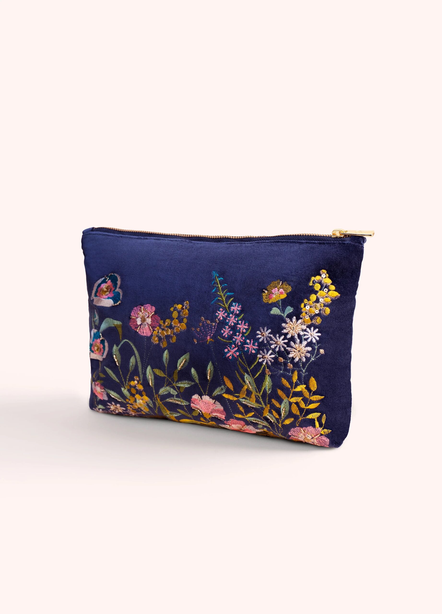 Powder Navy Hedgerow Floral Bag - Image 2